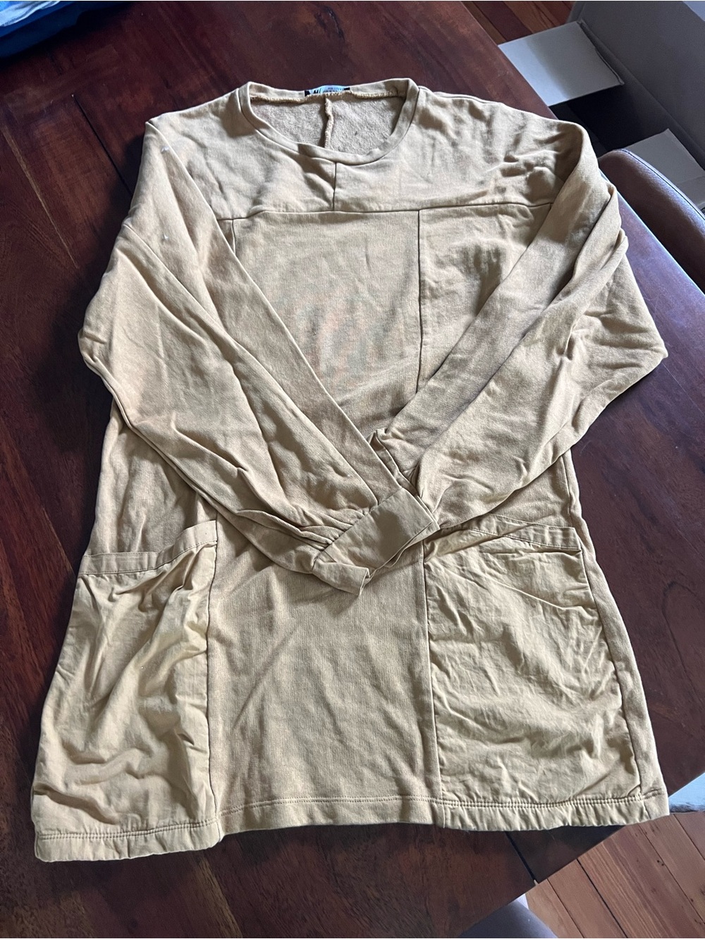 Pale Dusty Orange Sweater Dress | Zara | Medium